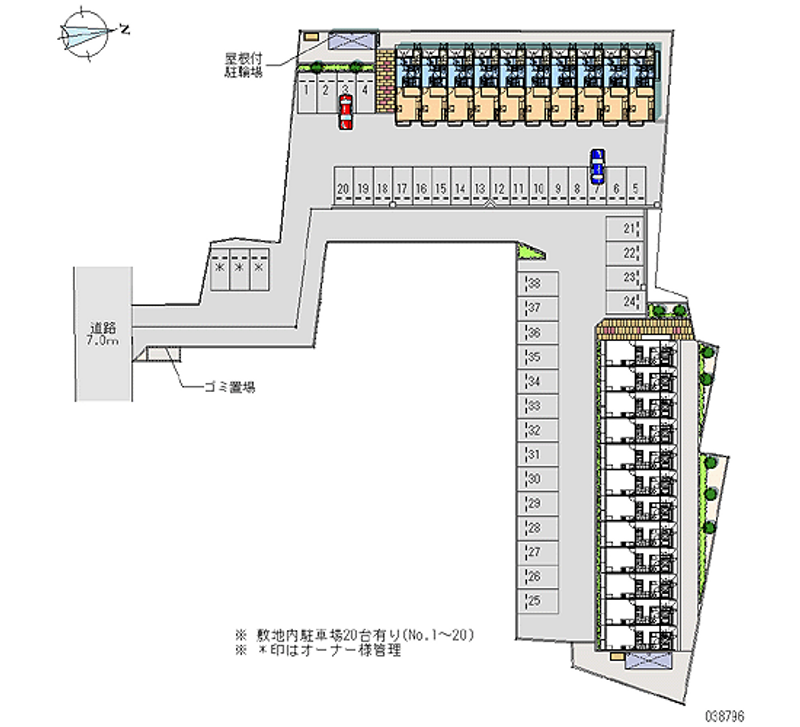 38796 Monthly parking lot