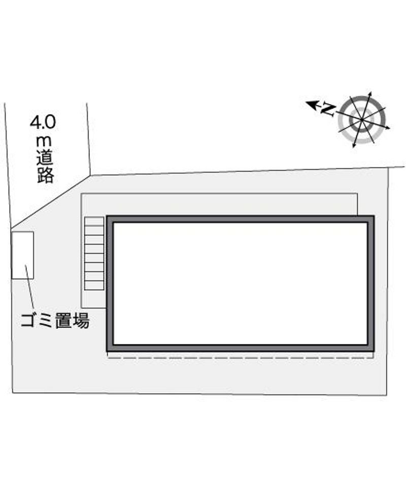 レオパレスサザン茅ヶ崎 配置図