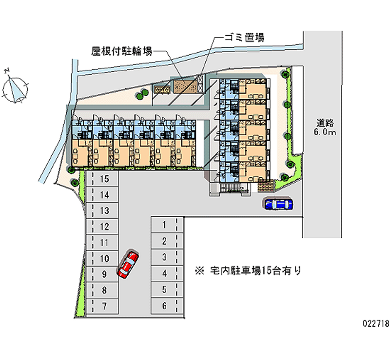 レオパレスファンタジア 月極駐車場