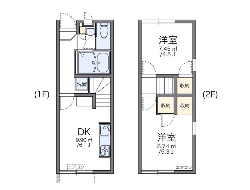レオパレスリュミエール 間取図