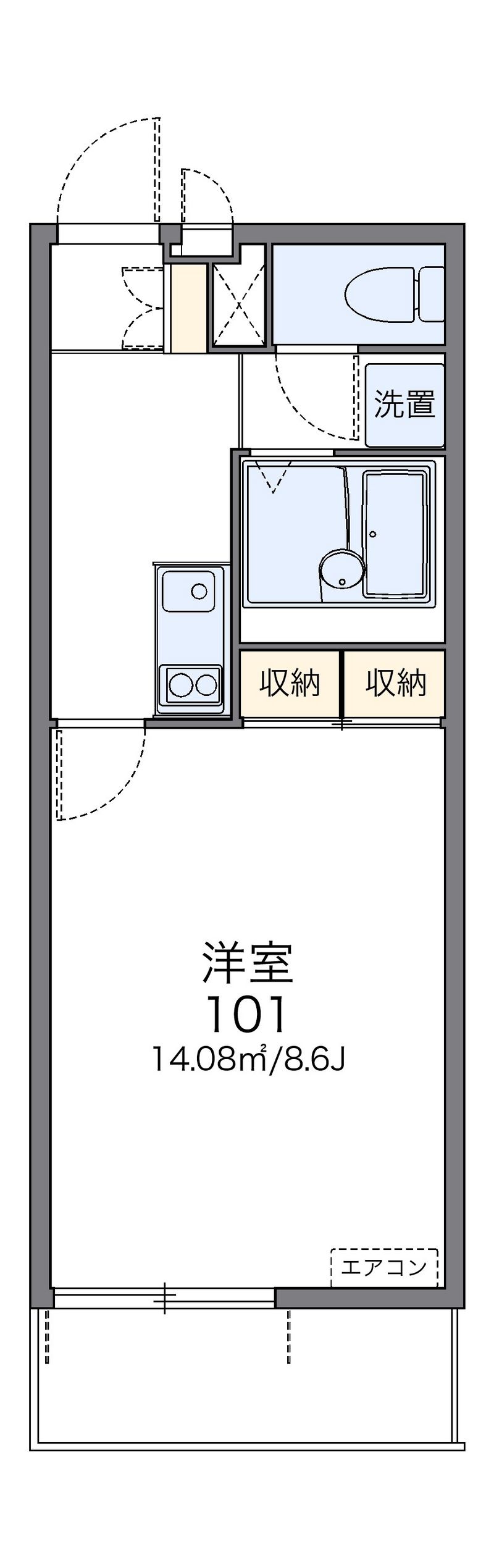 レオネクストクレセント 間取図