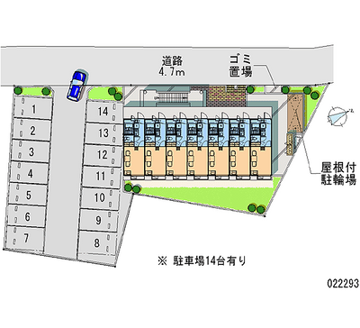 22293 Monthly parking lot