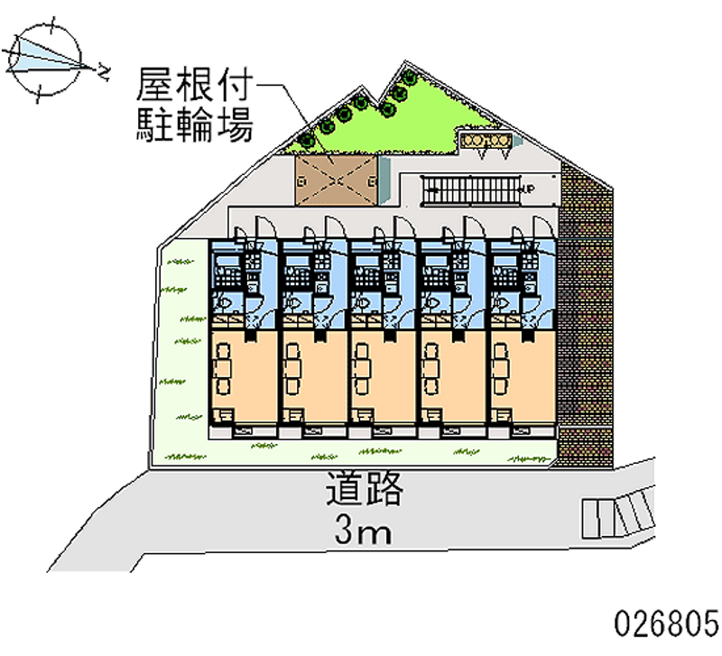 レオパレス橘 区画図
