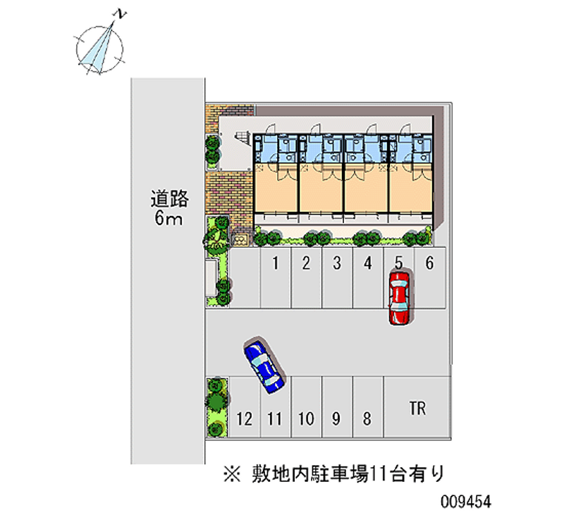 レオパレスサクセスⅠ 月極駐車場