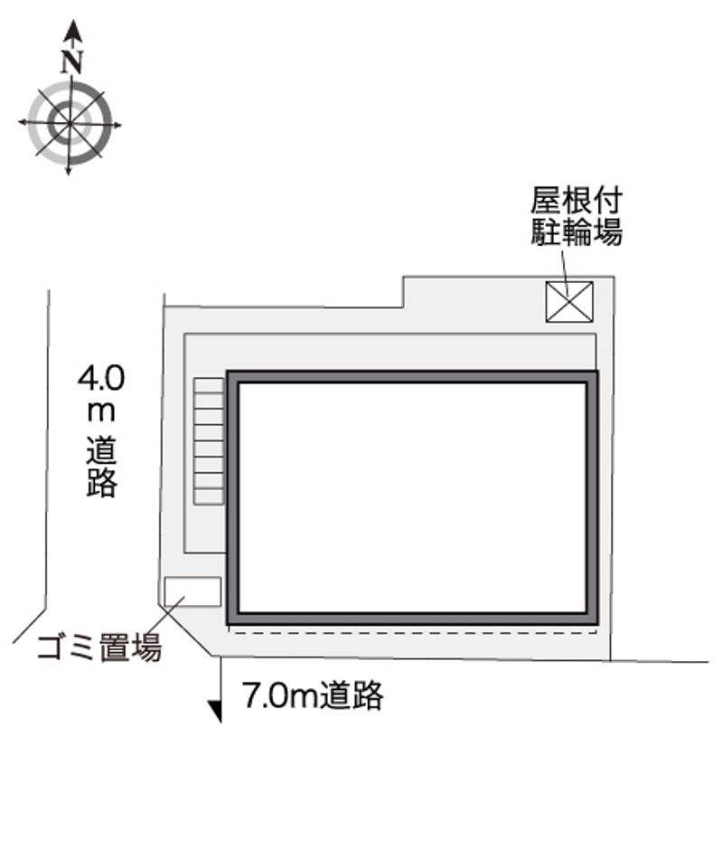 レオパレスフローラ 配置図