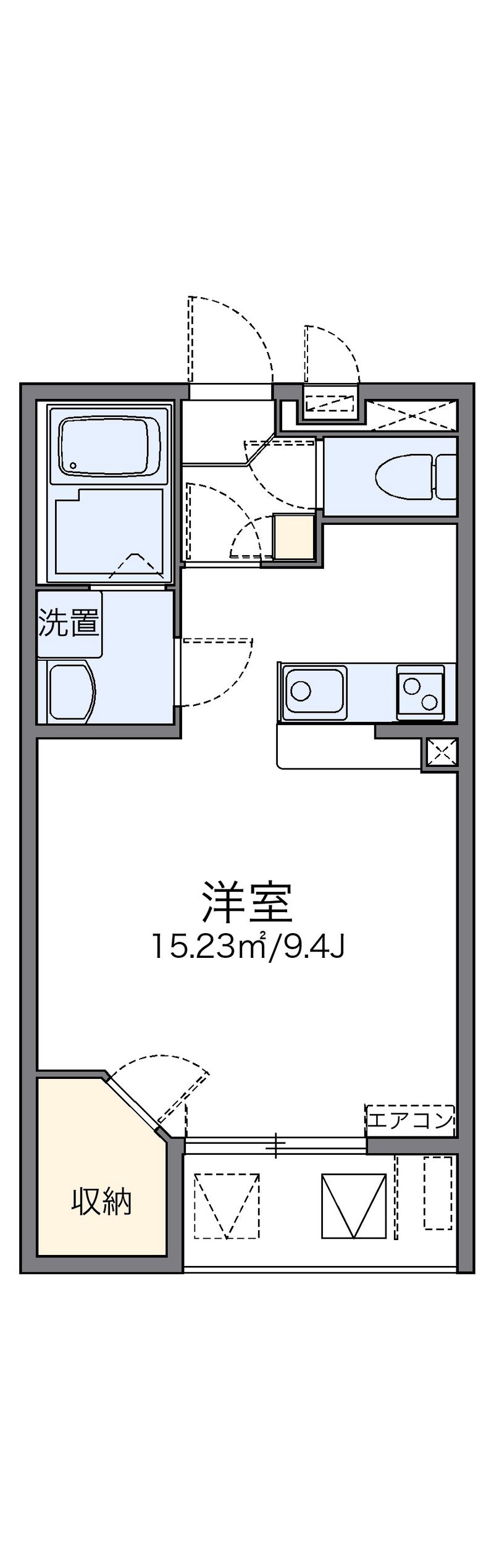 レオネクストミモザ 間取図