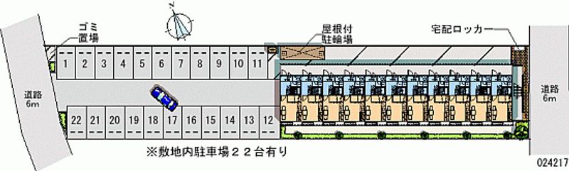 24217 Monthly parking lot