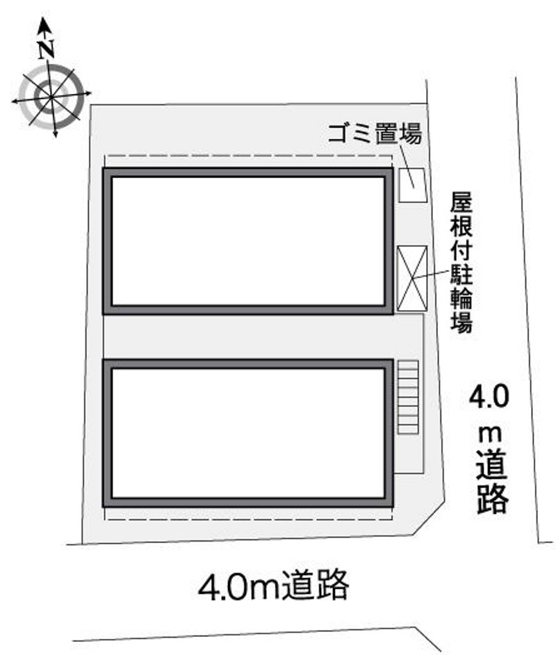 レオパレスシーガル大森 配置図