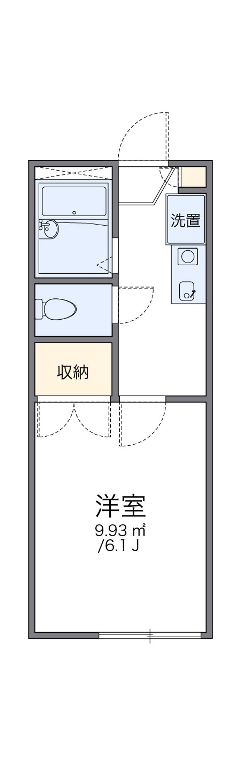レオパレスＲＡＦＦＩＮＡＴＯⅡ 間取図