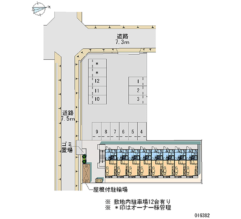 16382月租停车场