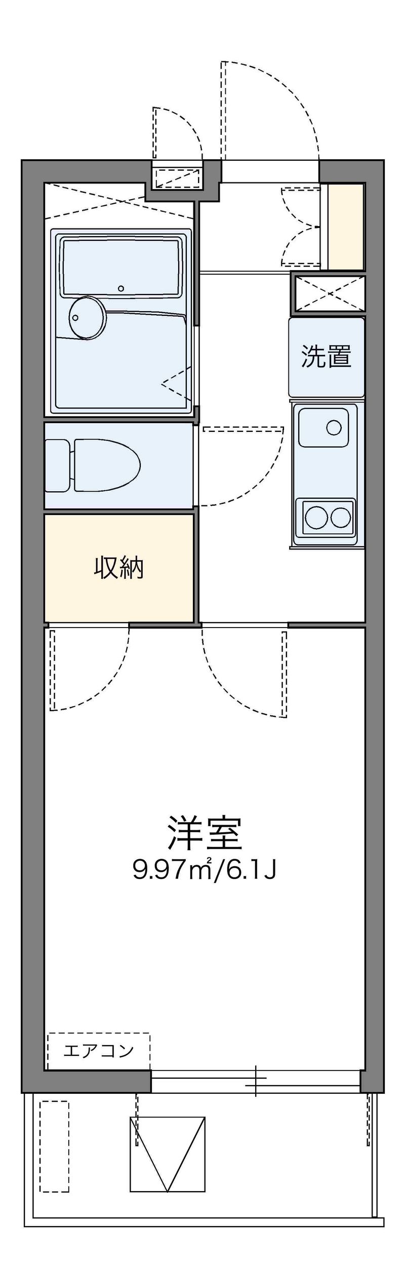 レオパレスＫ＆ＪＵＮ 間取図