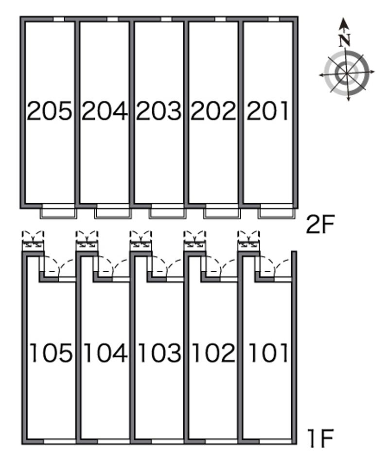 レオネクストＮＡＮＡ 間取り配置図