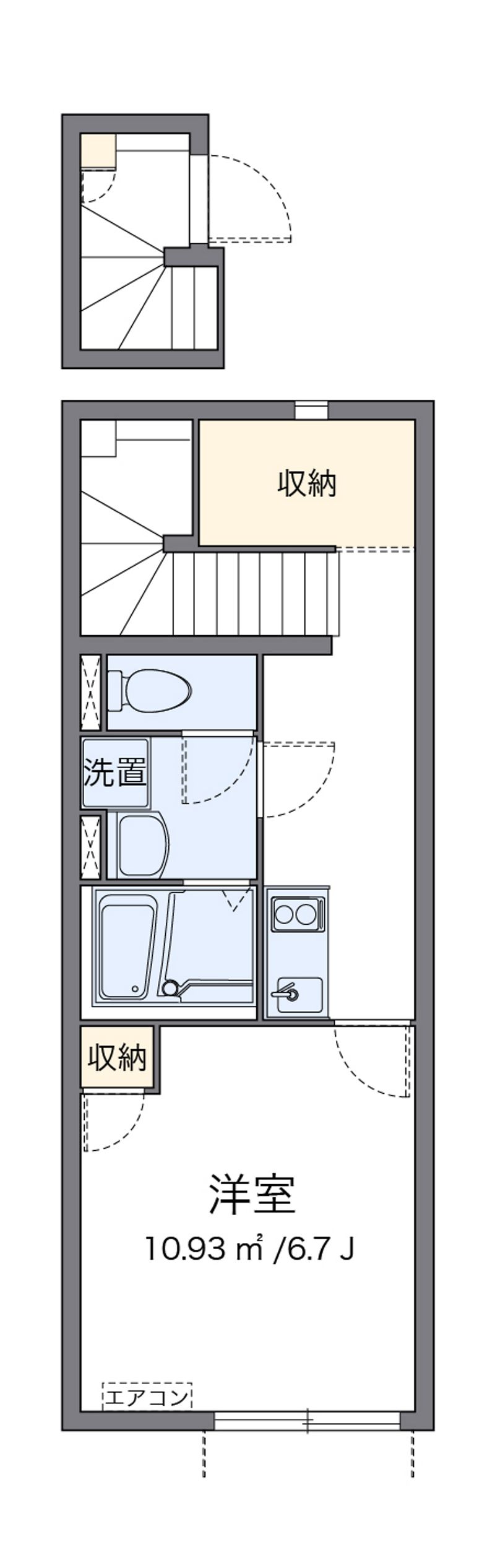 クレイノアレキサンドライト 間取図