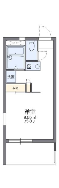 レオパレスヴィルヌーブ 間取り図