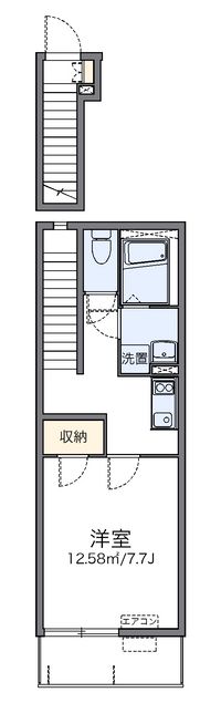 レオネクスト白樺Ⅴ 間取り図