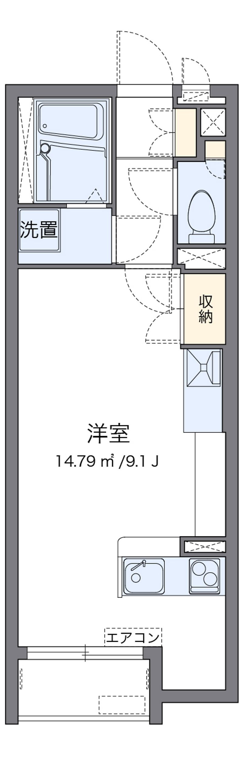 レオネクストカミツレ 間取図