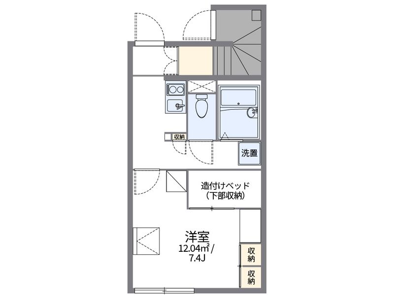 レオパレス土原 間取図