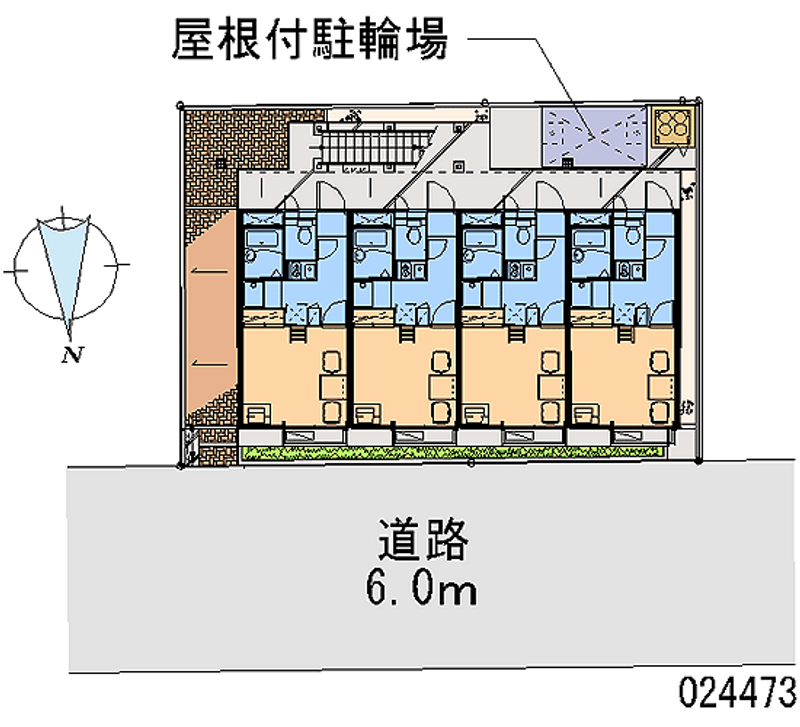 レオパレスシャルマン伊勢 区画図