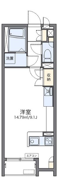 レオネクストパレフルール 間取り図