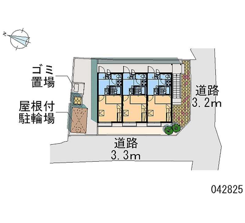 レオパレス極楽寺 区画図