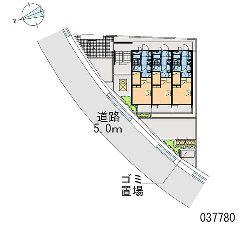 レオパレス原木 区画図