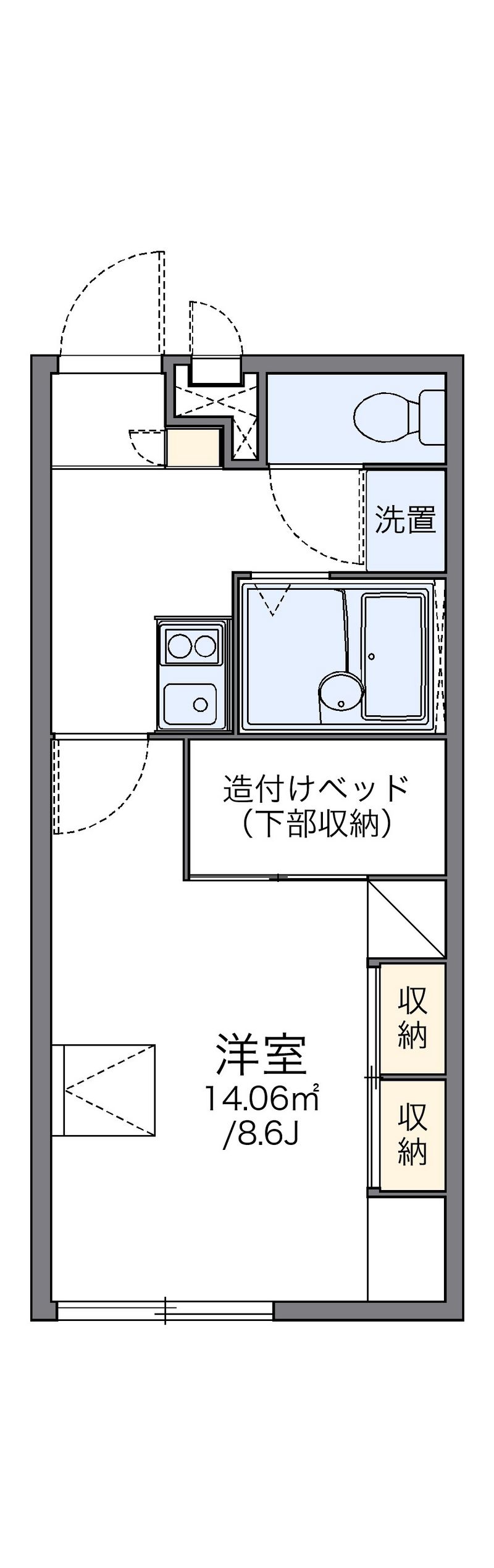 レオパレスＴｈｅＯ 間取図