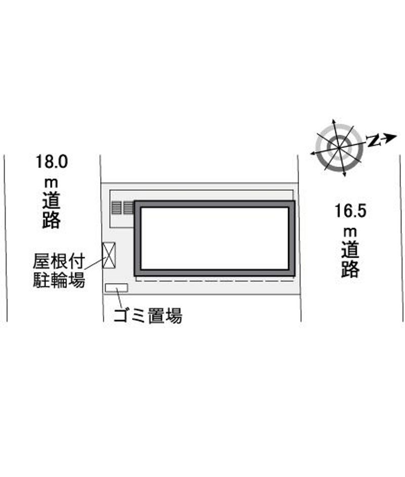 レオパレスアコール 配置図