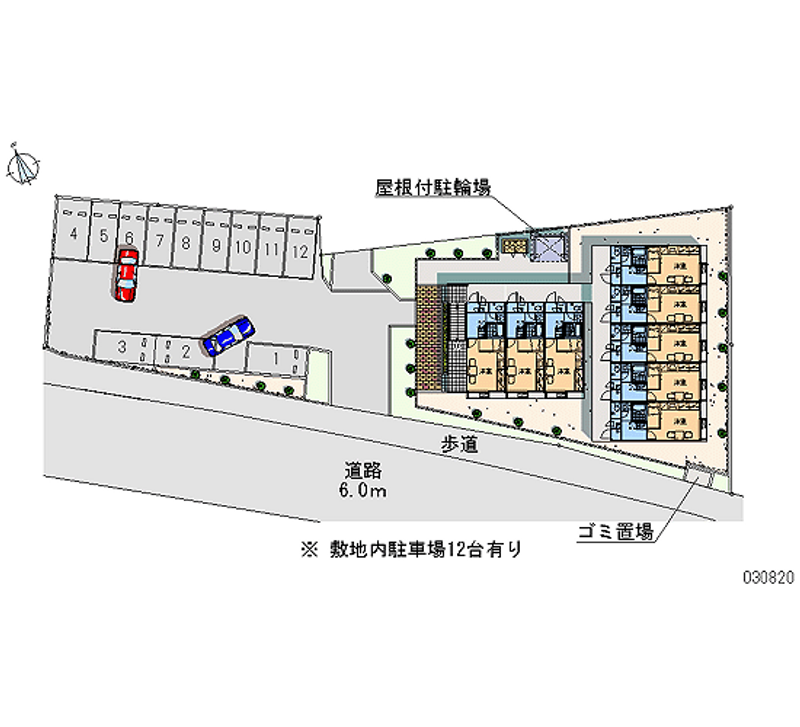 レオパレス松森台 月極駐車場