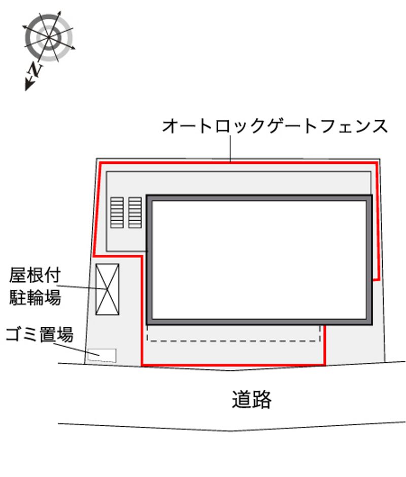 レオパレスエトワール　ピア 配置図