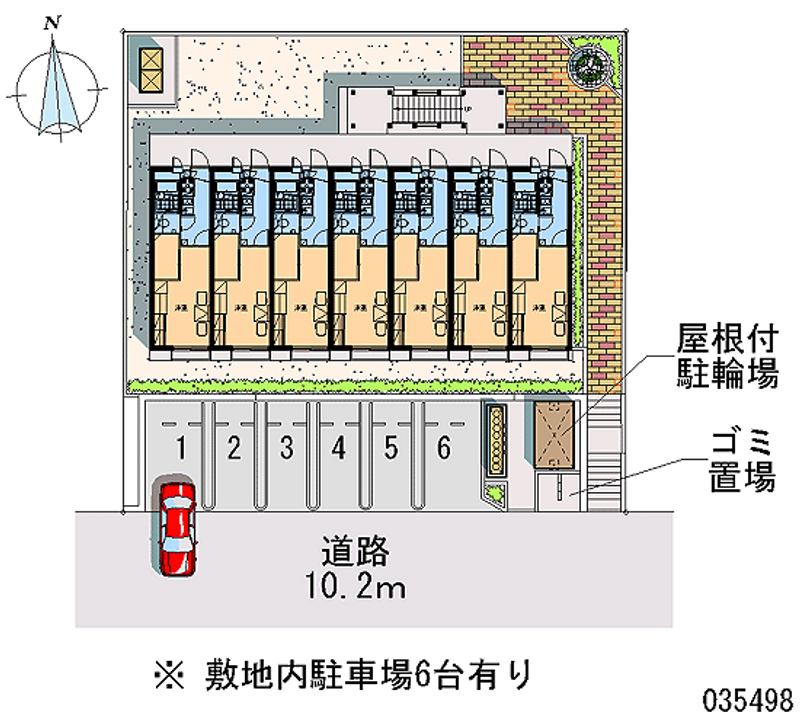 レオパレスロンシャンハイツ 月極駐車場