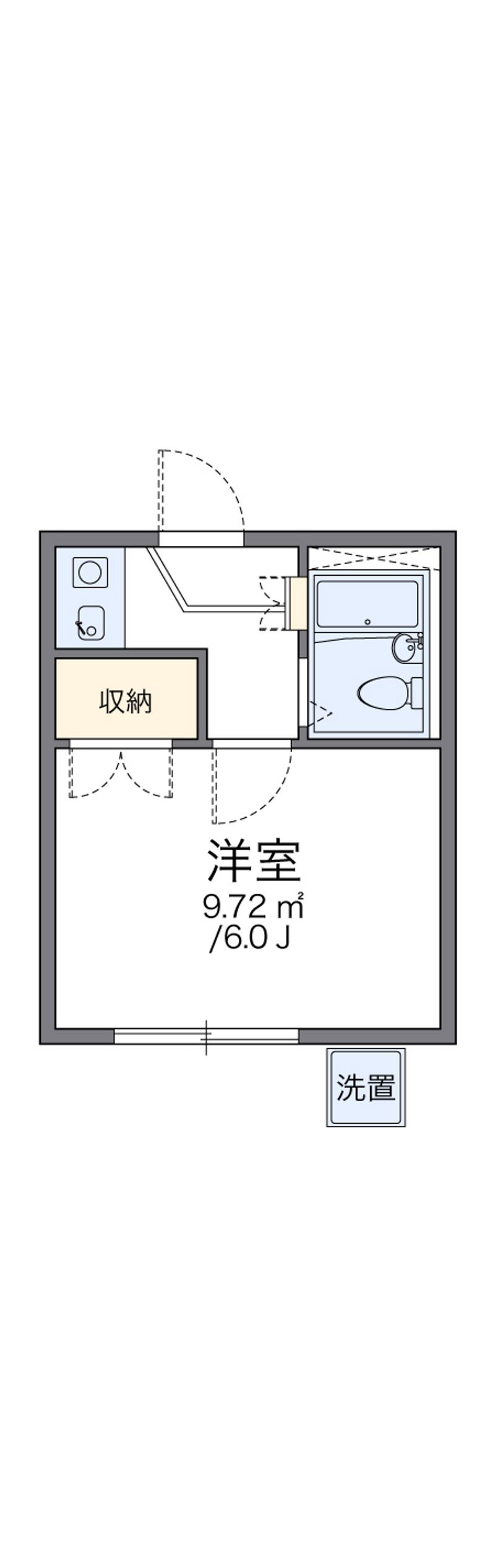 レオパレス岡崎第３ 間取図