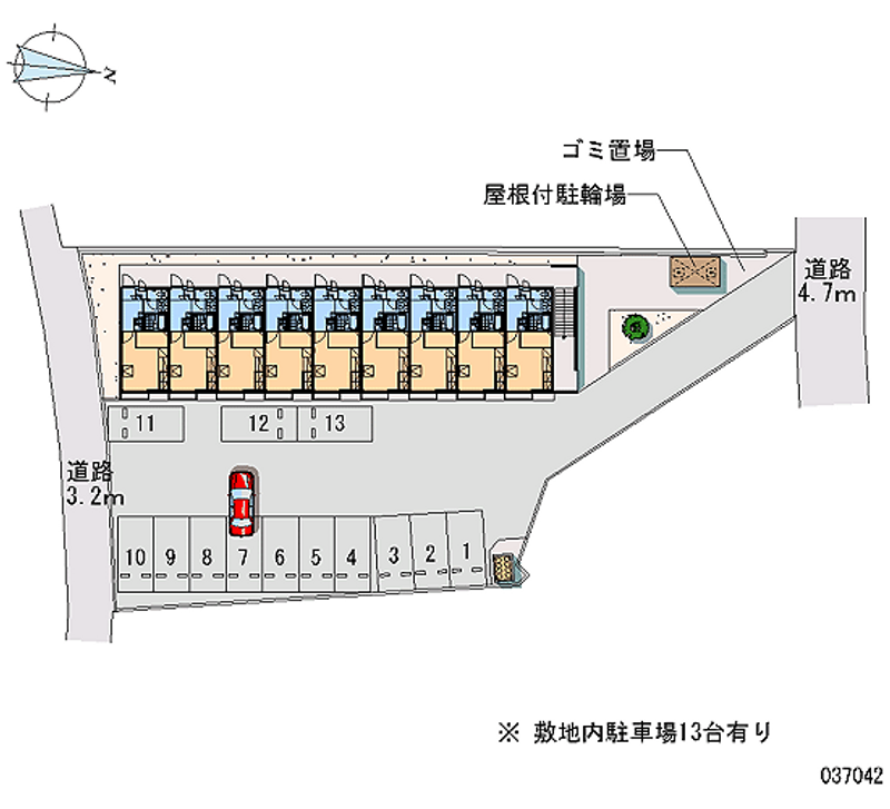 レオパレス佐野 月極駐車場