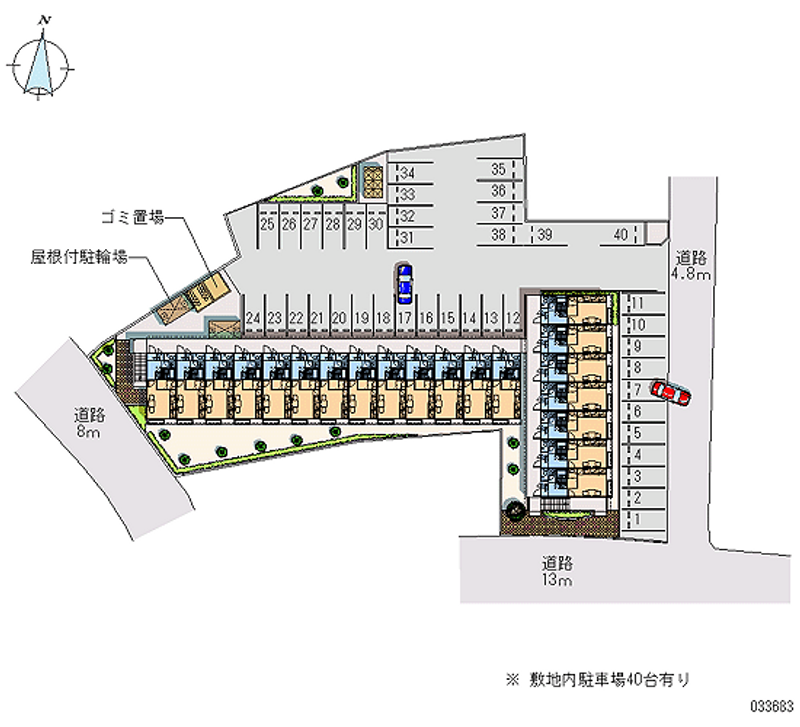 33683 Monthly parking lot