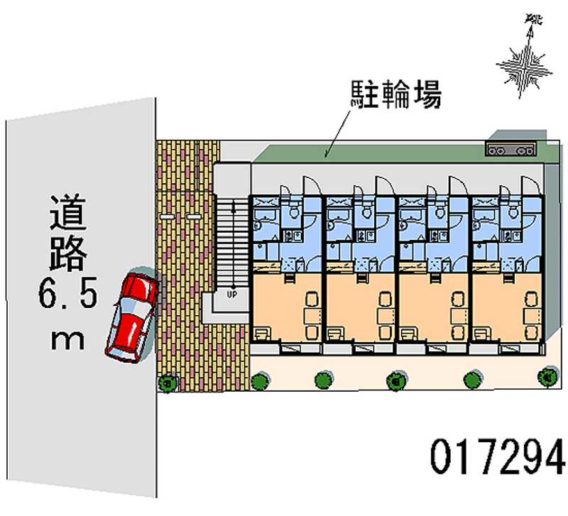 レオパレスカトレア 区画図