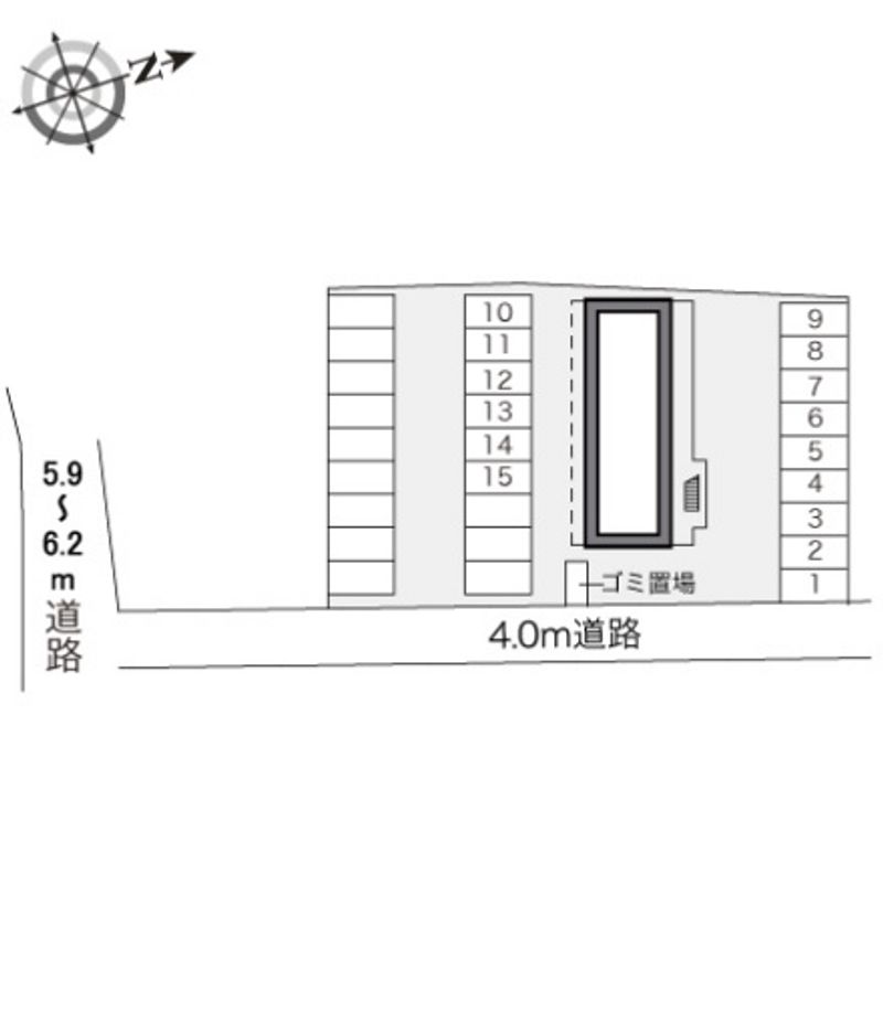 レオパレス浜野一丁目 駐車場