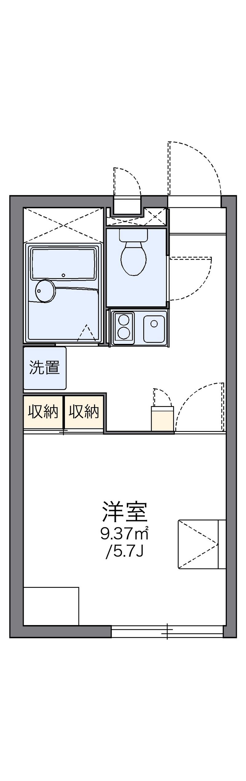 レオパレスＮＥＭＯＴＯ 間取図