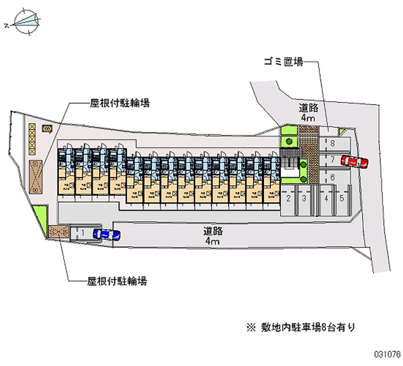 31076 Monthly parking lot