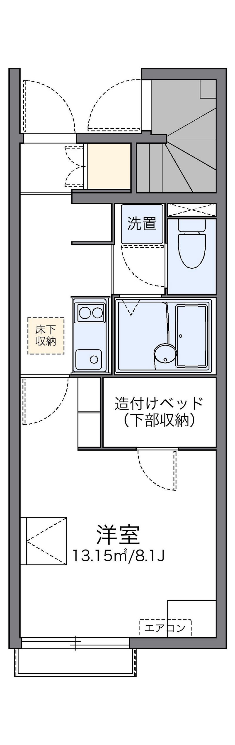 レオネクストパレス市場 間取図