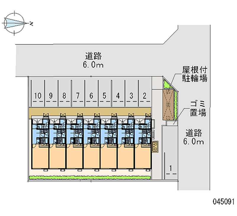 45091 bãi đậu xe hàng tháng