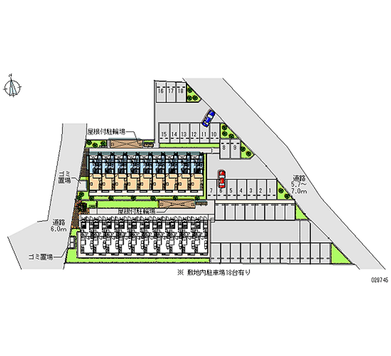 29745 Monthly parking lot