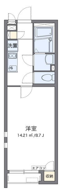 クレイノＣｈａｒｉｓｓｅ 間取り図