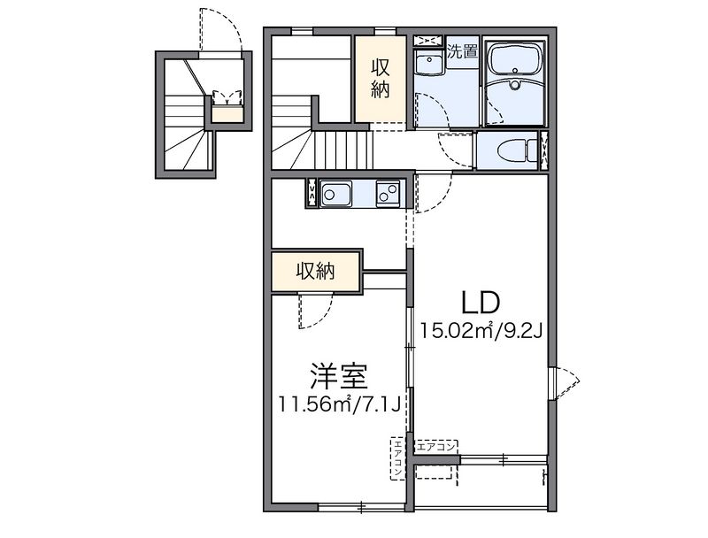 レオネクストＫ旭ヶ浦Ⅱ 間取図