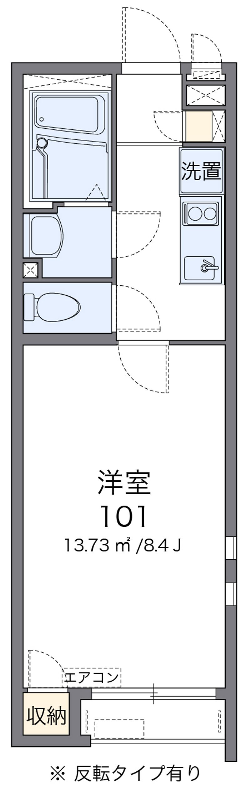 クレイノ吉見ノ里Ⅰ 間取図