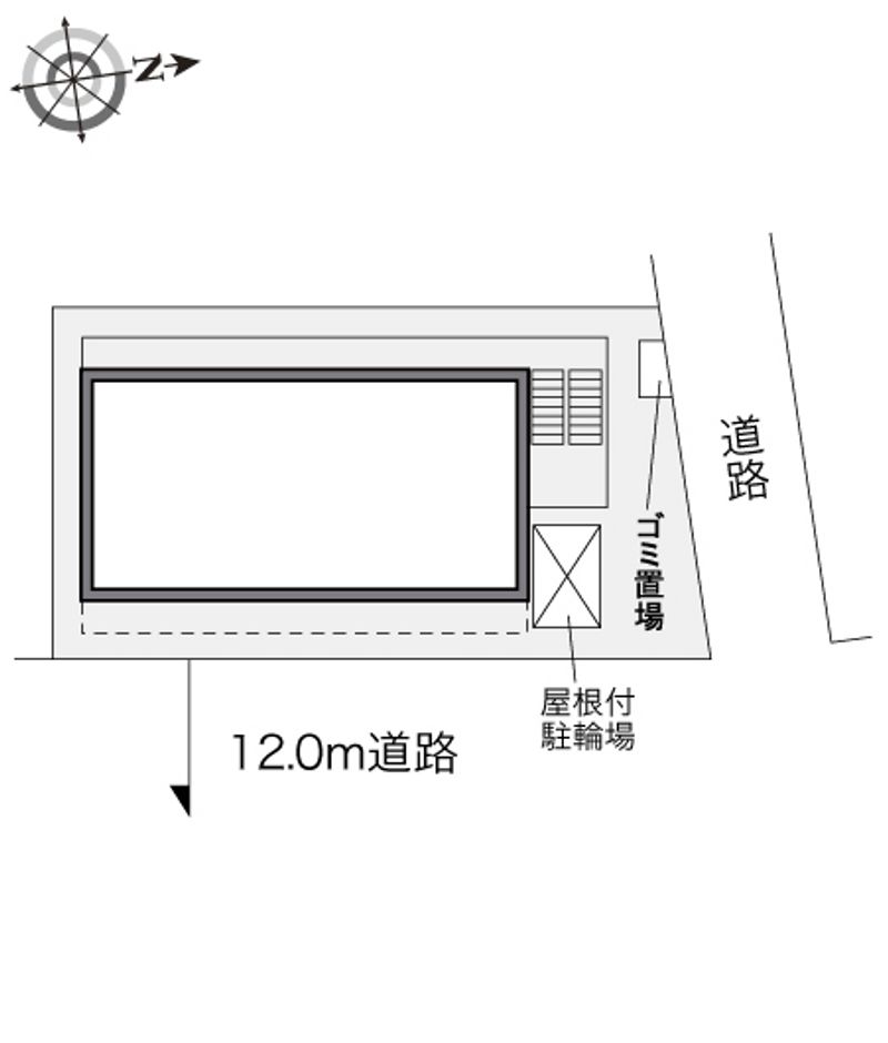 レオパレスレジデンス光丘 配置図