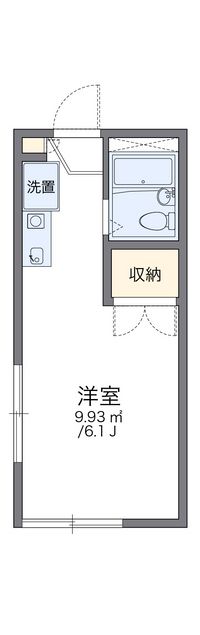 レオパレスアムールⅡ 間取り図