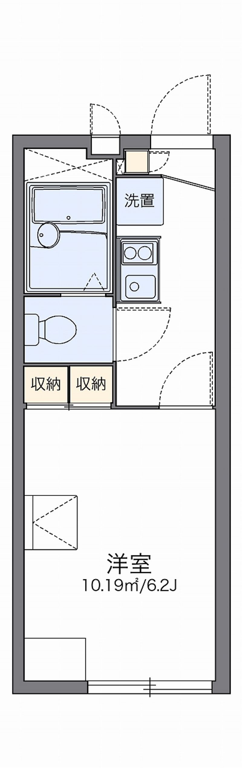 レオパレスアペイロン 間取り