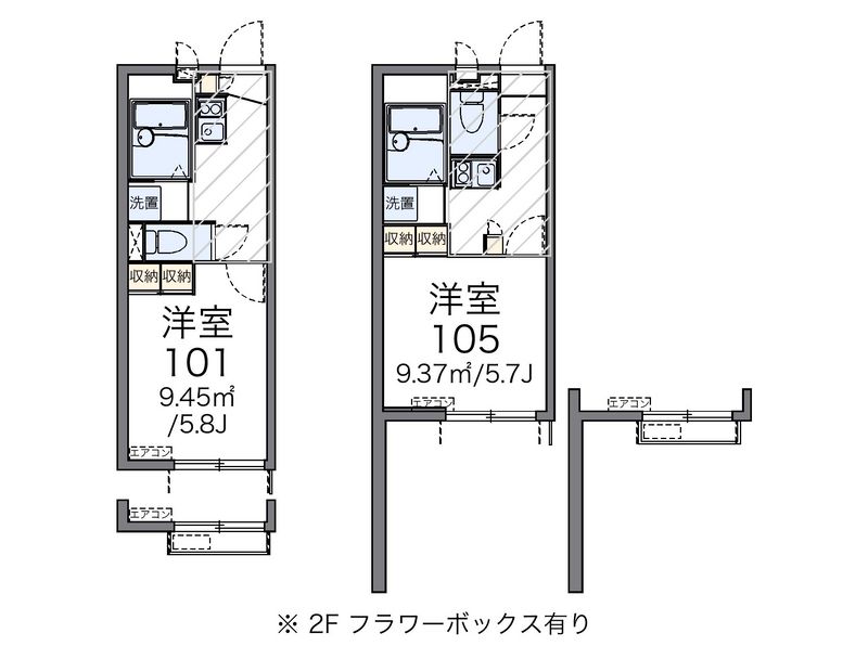 レオパレストリメゾン 間取図