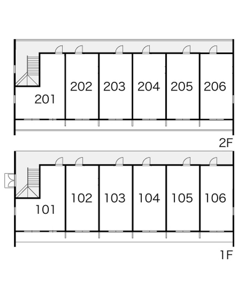 レオパレス天王 間取配置図