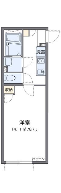 クレイノファースト聖蹟 間取り図