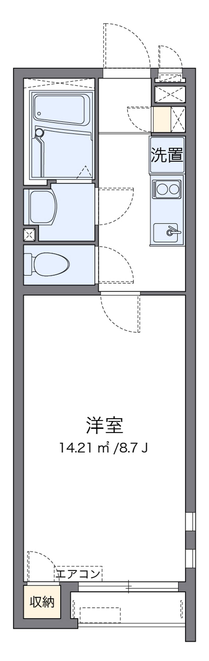クレイノＮＥＯⅡ 間取図